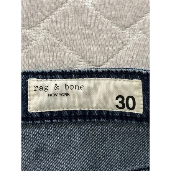 Rag & Bone Logan Jeans Womens 30 Blue Mid Rise Wide Leg Relaxed Denim Baggy - Picture 6 of 11